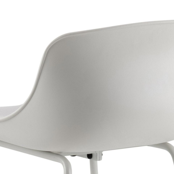 Stołek barowy Tina White PU - ACTONA